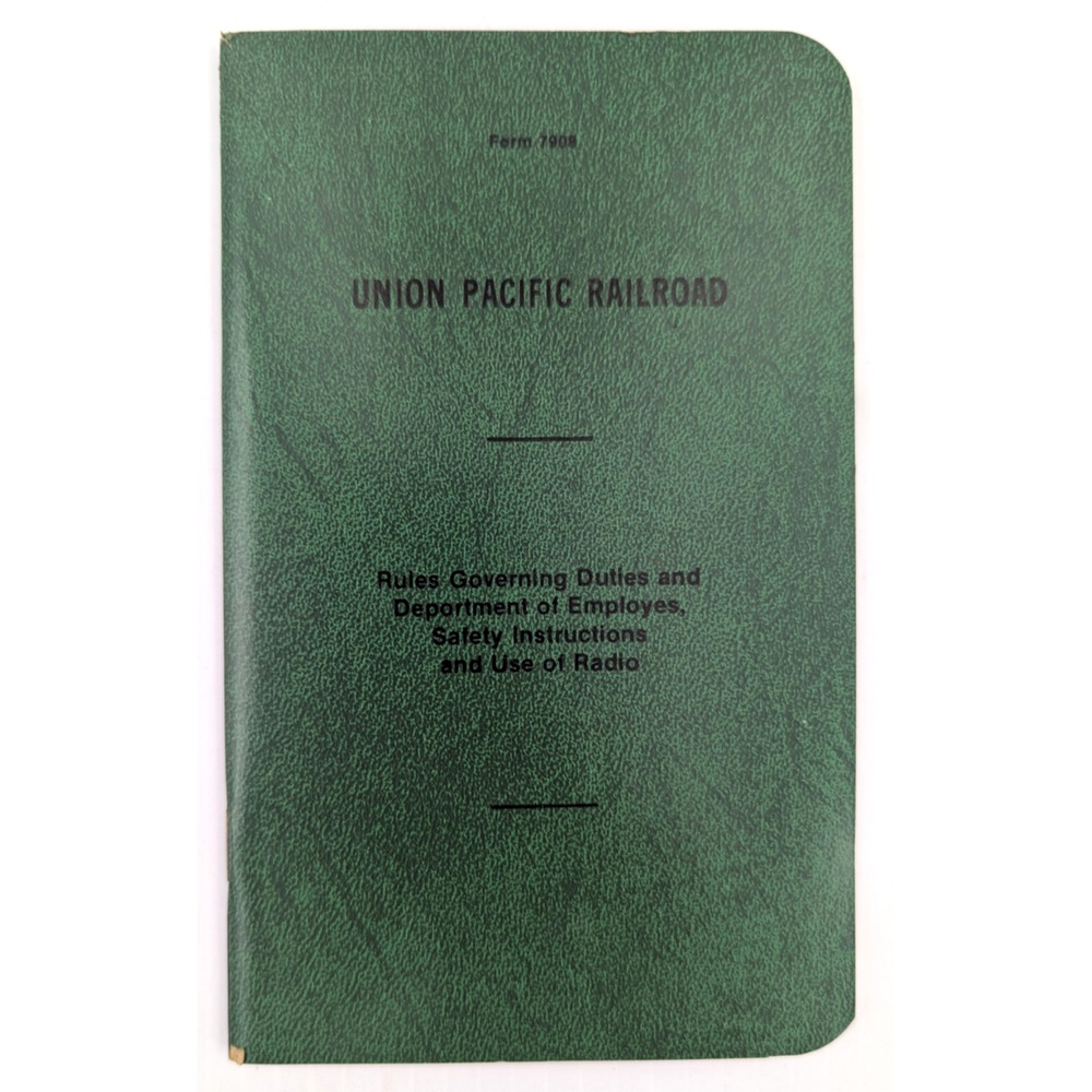 Union Pacific Railroad Rules Governing Duties Employees Radio Safety 1974